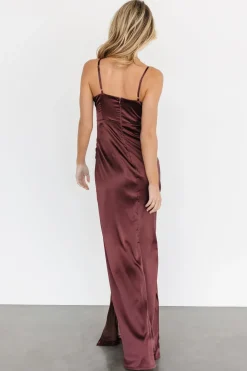 Baltic Born COMING SOON|Monet Satin Gown | Clove