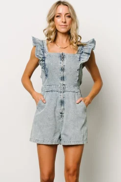 Baltic Born COMING SOON|Montgomery Denim Romper | Blue