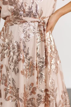 Baltic Born COMING SOON|Muse Sequin Maxi Dress | Rose Gold