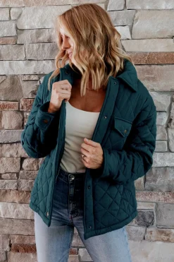 Baltic Born TOPS|outerwear|Nadia Button Up Jacket | Emerald