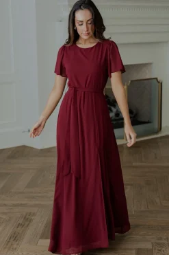 Baltic Born BEST SELLERS|Naomi Short Sleeve Maxi Dress | Mulberry