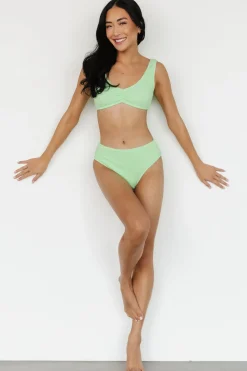 Baltic Born bikini|Nerina High Waisted Bikini Bottom | Key Lime