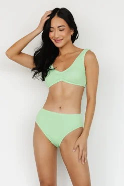 Baltic Born bikini|Nerina High Waisted Bikini Bottom | Key Lime