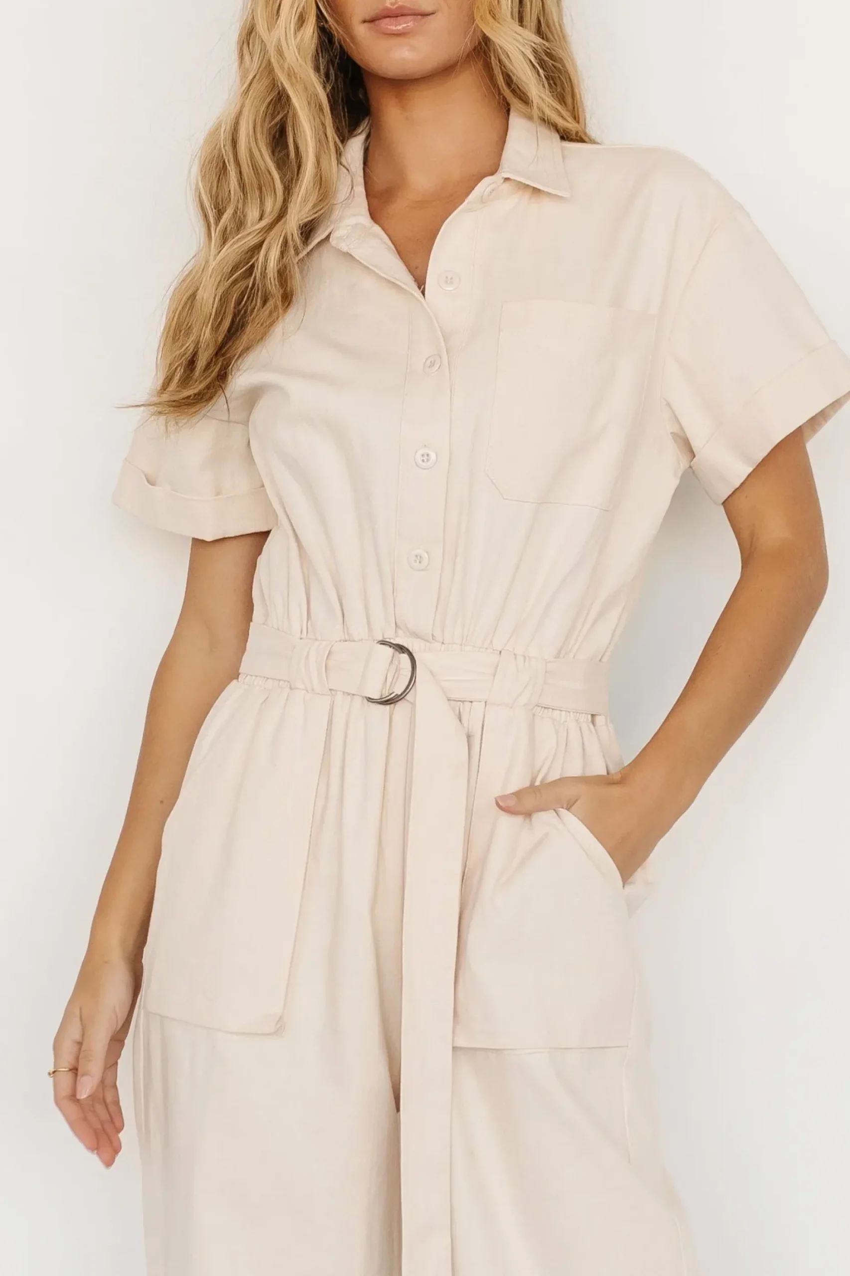 Baltic Born JUMPSUITS + ROMPERS|Newport Jumpsuit | Cream