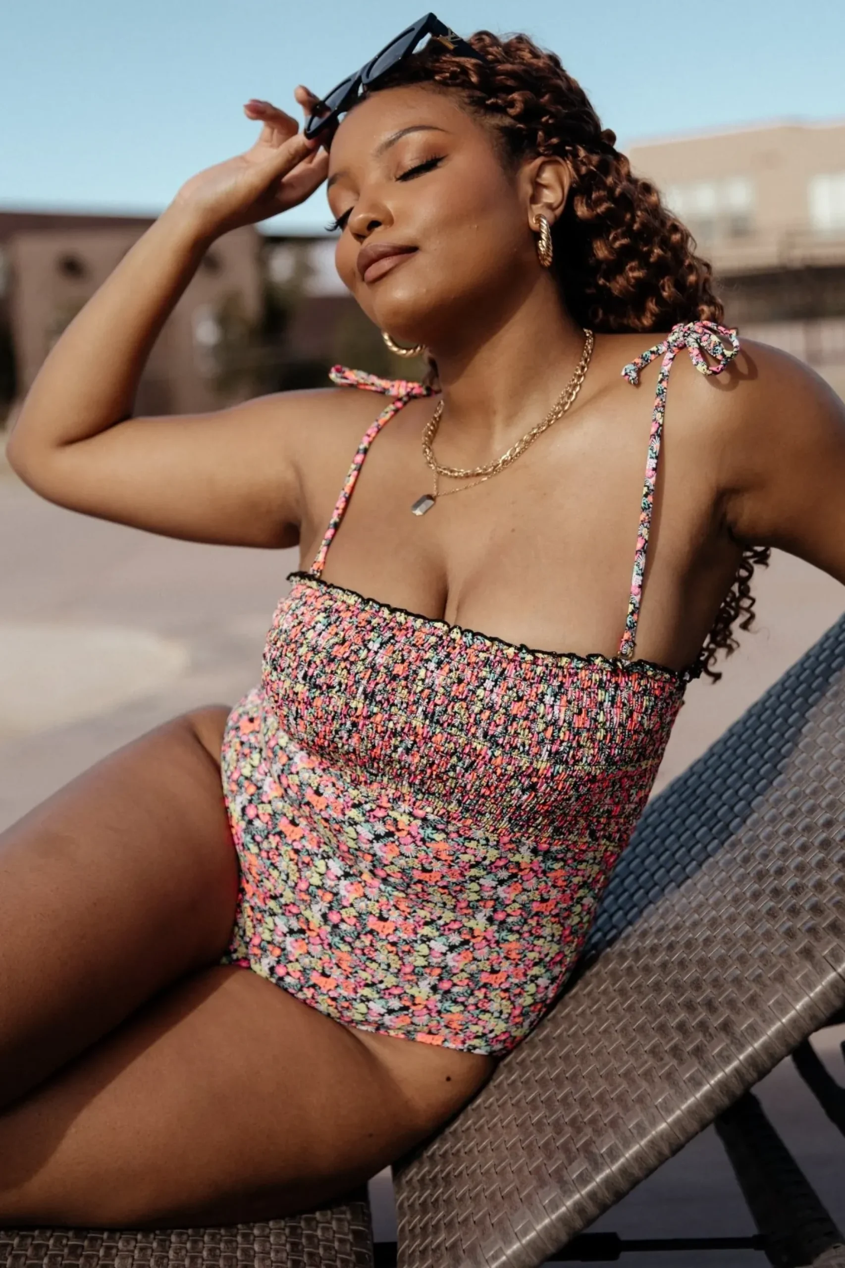 Baltic Born one piece|COMING SOON|Nikki Smocked One Piece | Neon Floral