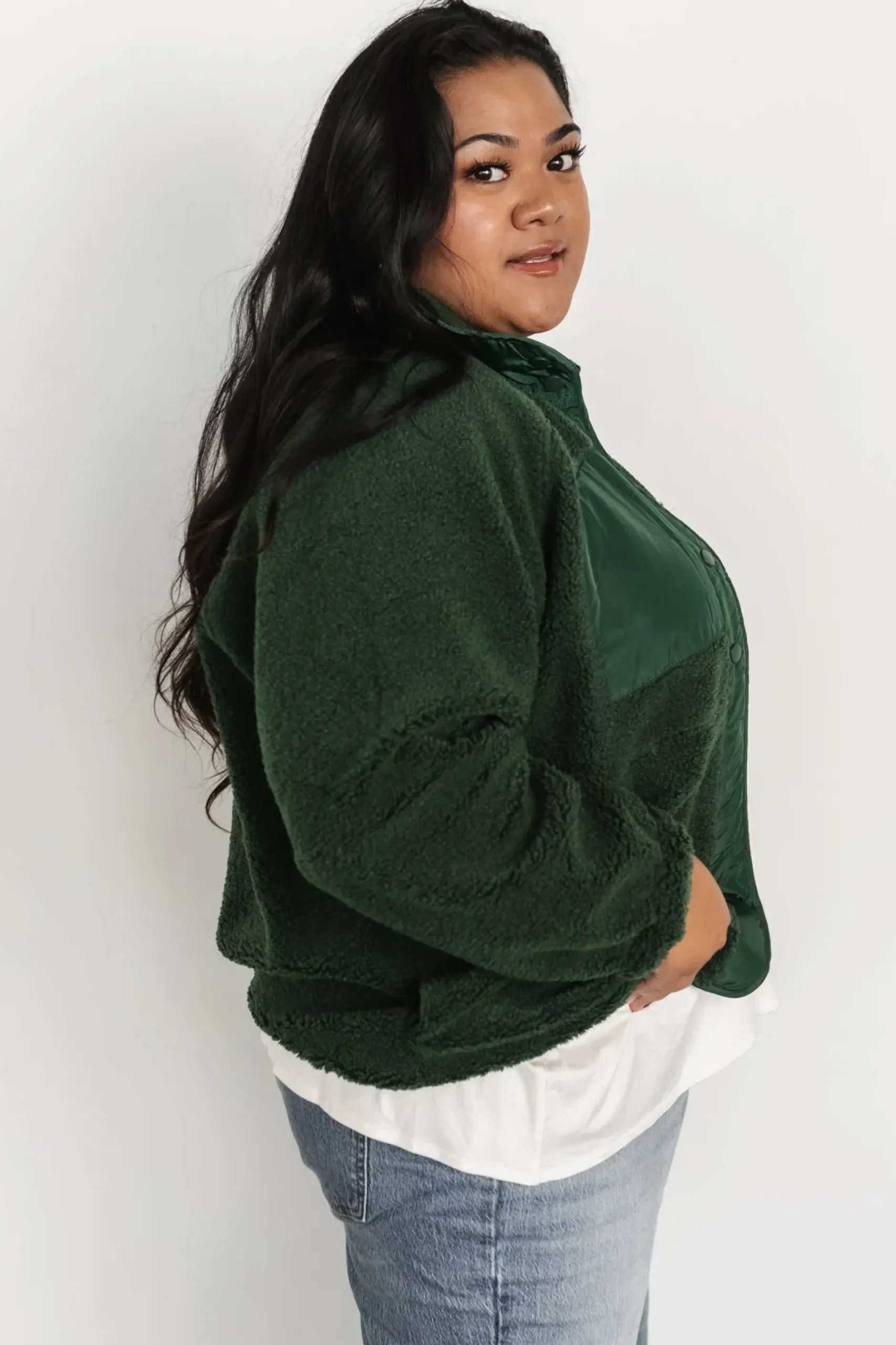 Baltic Born outerwear|Noah Sherpa Jacket | Hunter Green