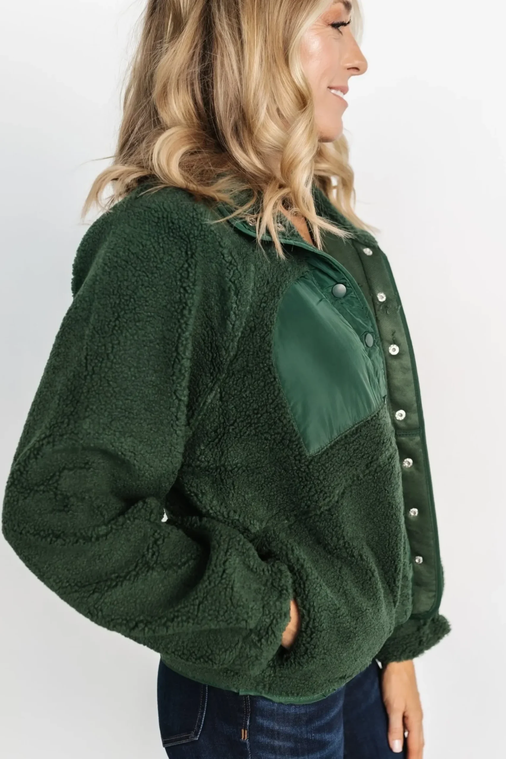 Baltic Born outerwear|Noah Sherpa Jacket | Hunter Green