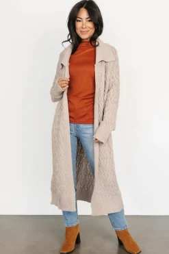 Baltic Born cardigans|Oakley Long Cardigan | Oatmeal