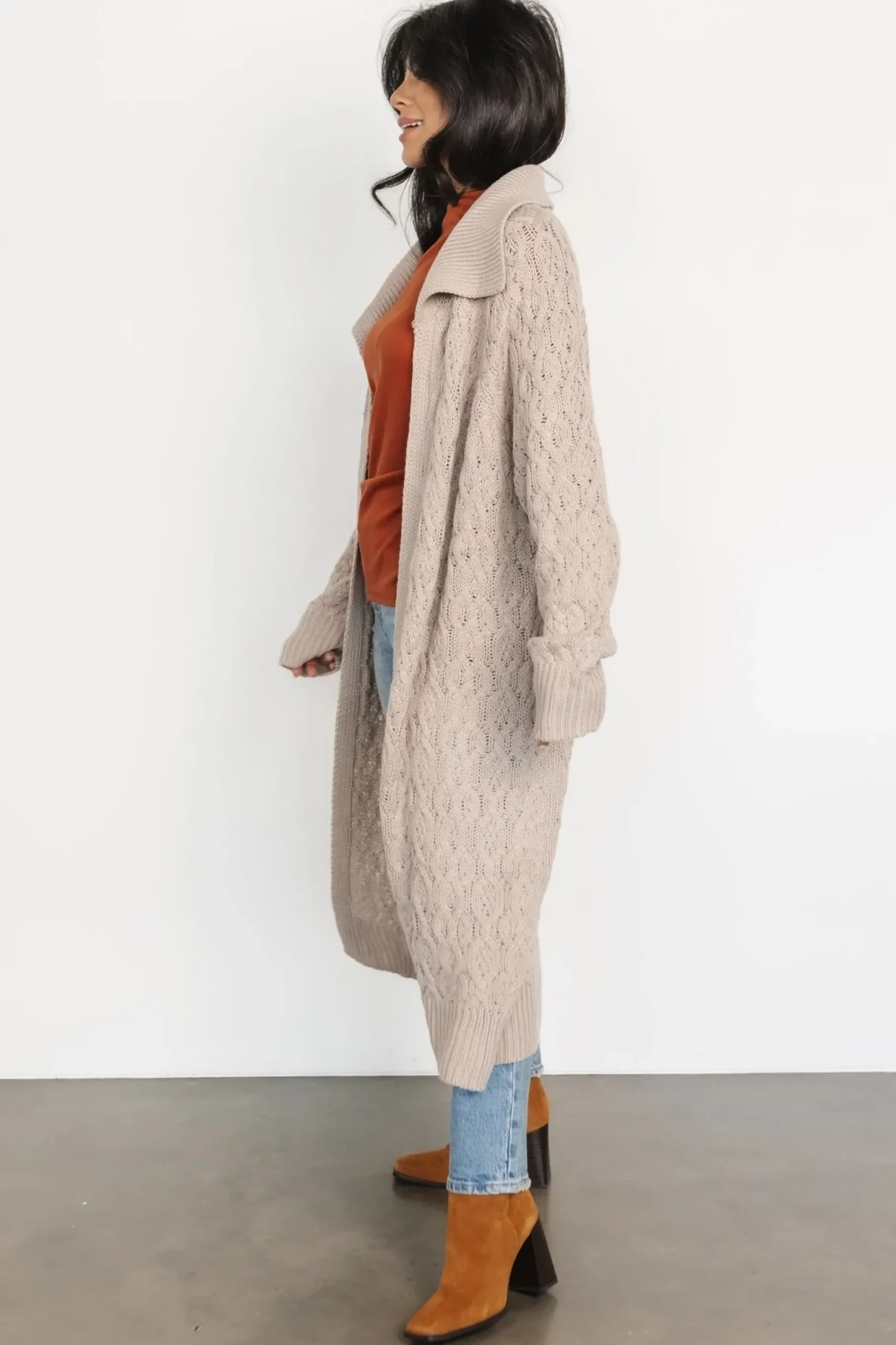 Baltic Born cardigans|Oakley Long Cardigan | Oatmeal