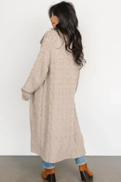 Baltic Born cardigans|Oakley Long Cardigan | Oatmeal