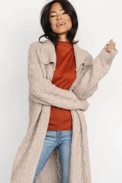 Baltic Born cardigans|Oakley Long Cardigan | Oatmeal
