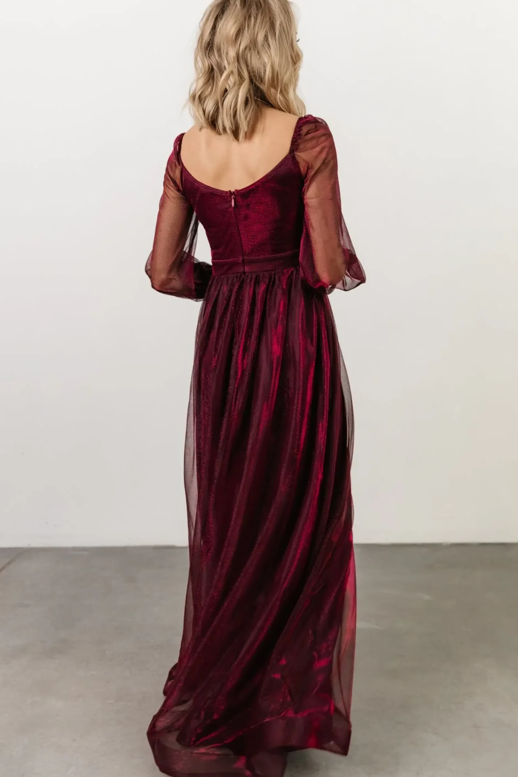 Baltic Born embellished + sequined|Octavia Shimmer Gown | Mulberry