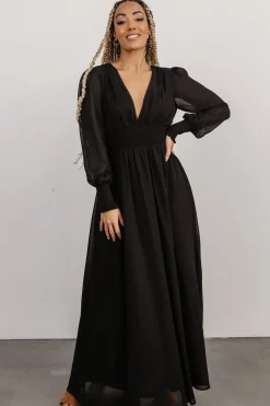 Baltic Born WEDDING SUITE|wedding guest|Olivia Maxi Dress | Black