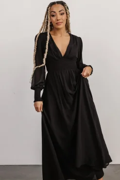 Baltic Born WEDDING SUITE|wedding guest|Olivia Maxi Dress | Black