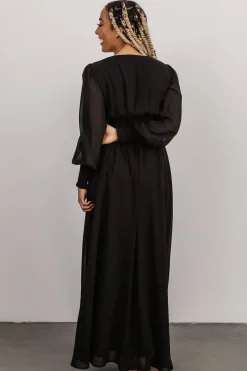 Baltic Born WEDDING SUITE|wedding guest|Olivia Maxi Dress | Black