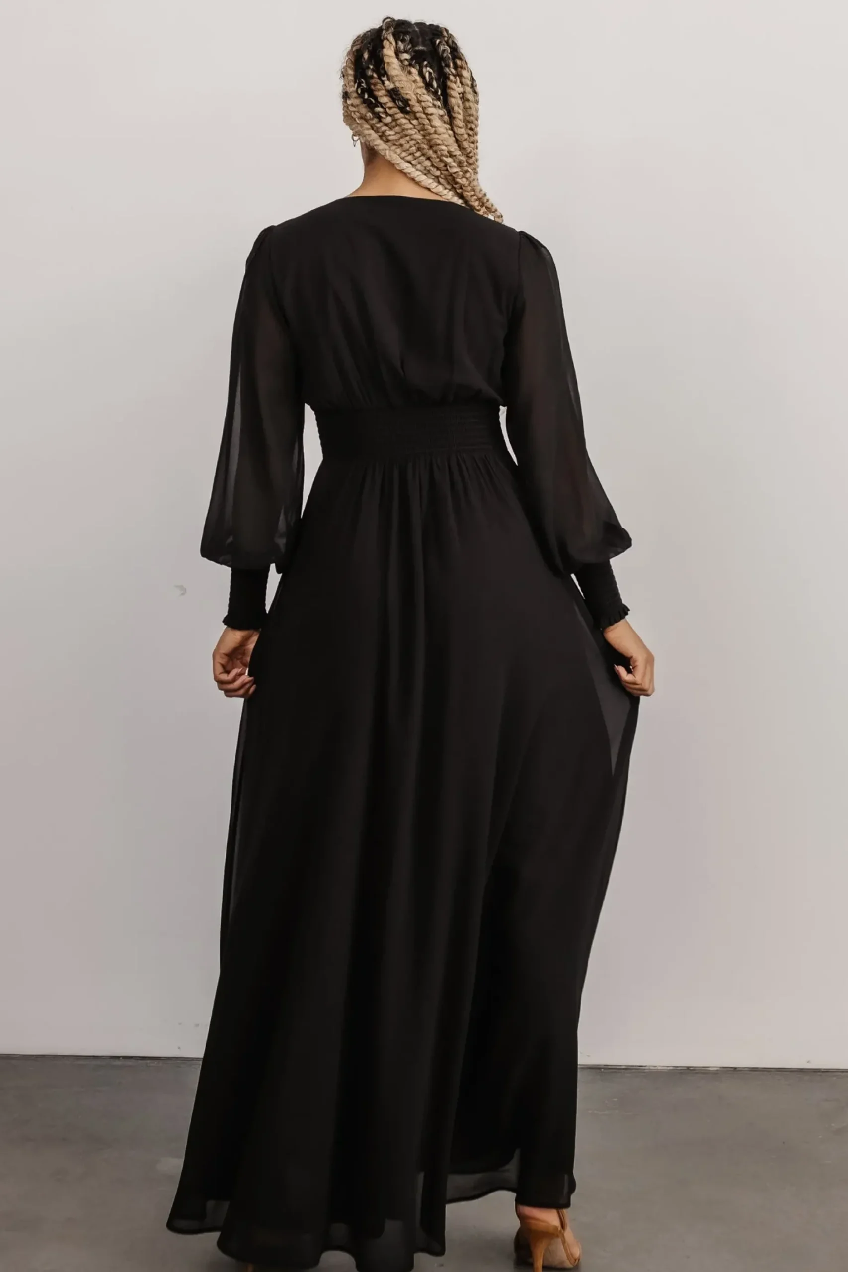 Baltic Born WEDDING SUITE|wedding guest|Olivia Maxi Dress | Black