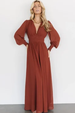 Baltic Born WEDDING SUITE|wedding guest|Olivia Maxi Dress | Cinnamon