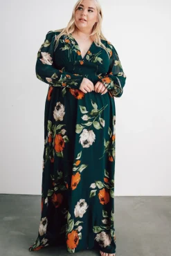 Baltic Born WEDDING SUITE|wedding guest|Olivia Maxi Dress | Deep Topaz Floral