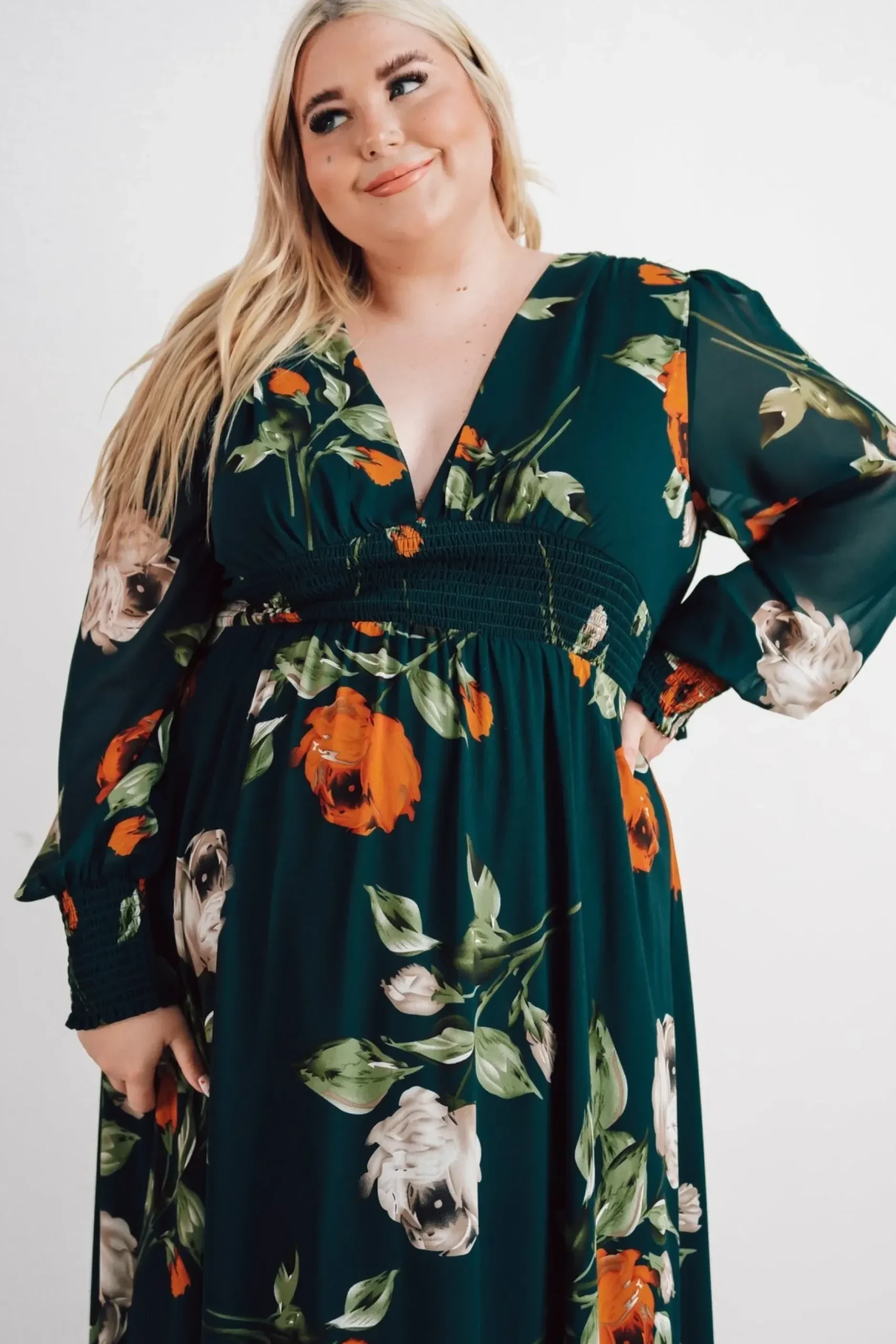 Baltic Born WEDDING SUITE|wedding guest|Olivia Maxi Dress | Deep Topaz Floral