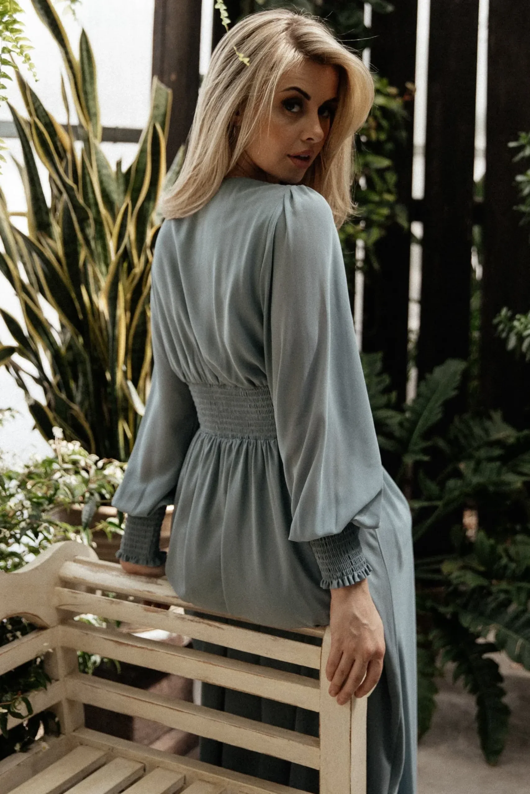 Baltic Born WEDDING SUITE|wedding guest|Olivia Maxi Dress | Dusty Blue