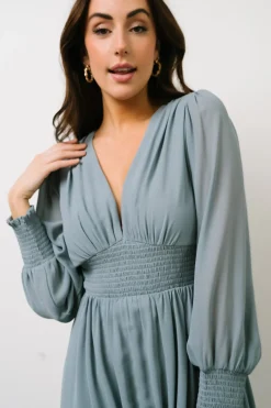 Baltic Born WEDDING SUITE|wedding guest|Olivia Maxi Dress | Dusty Blue