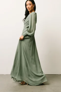 Baltic Born WEDDING SUITE|wedding guest|Olivia Maxi Dress | Eucalyptus