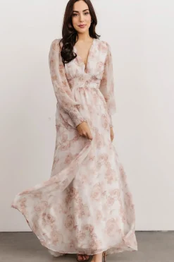 Baltic Born WEDDING SUITE|wedding guest|Olivia Maxi Dress | Pink Floral