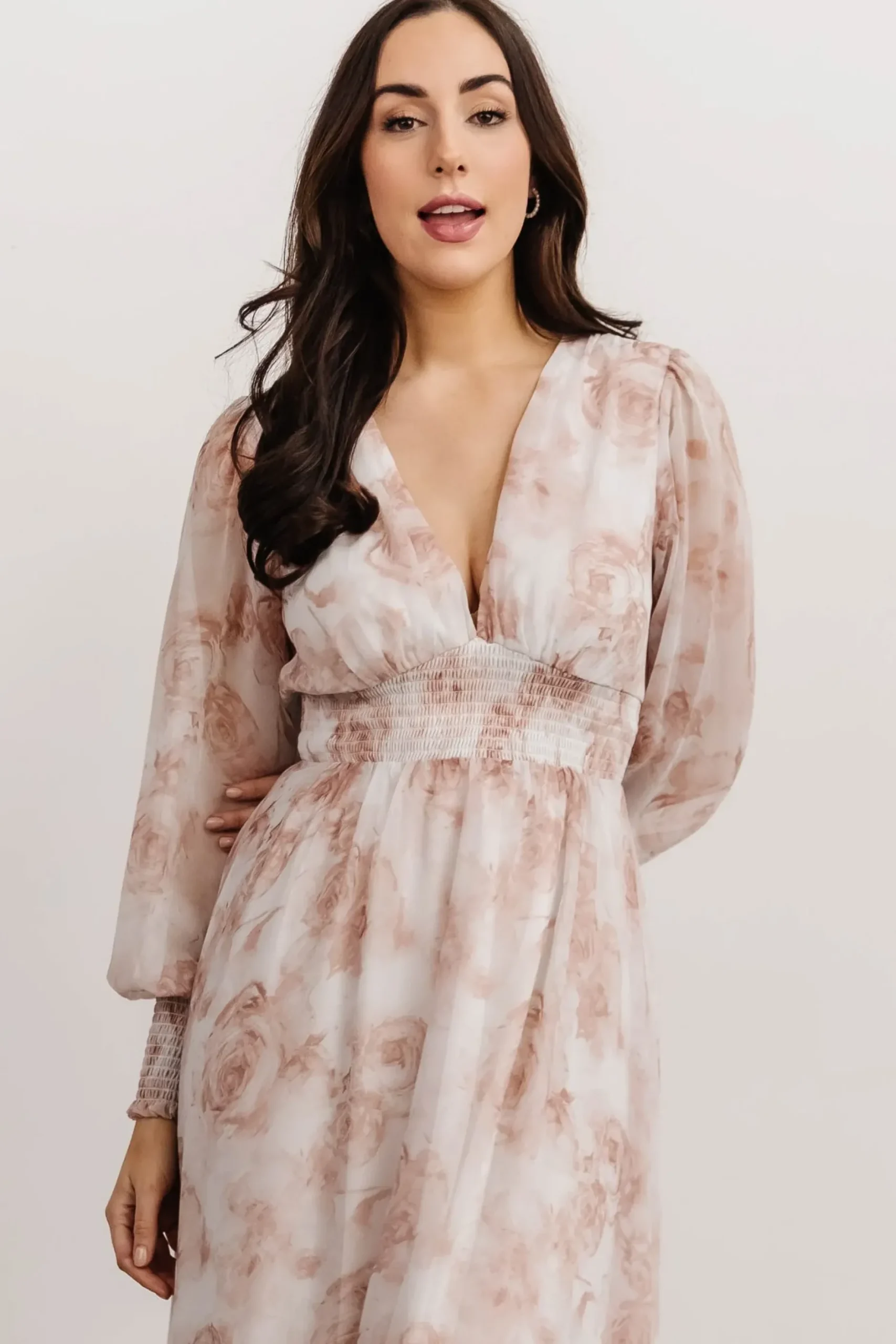 Baltic Born WEDDING SUITE|wedding guest|Olivia Maxi Dress | Pink Floral