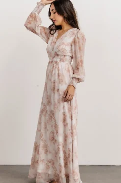 Baltic Born WEDDING SUITE|wedding guest|Olivia Maxi Dress | Pink Floral
