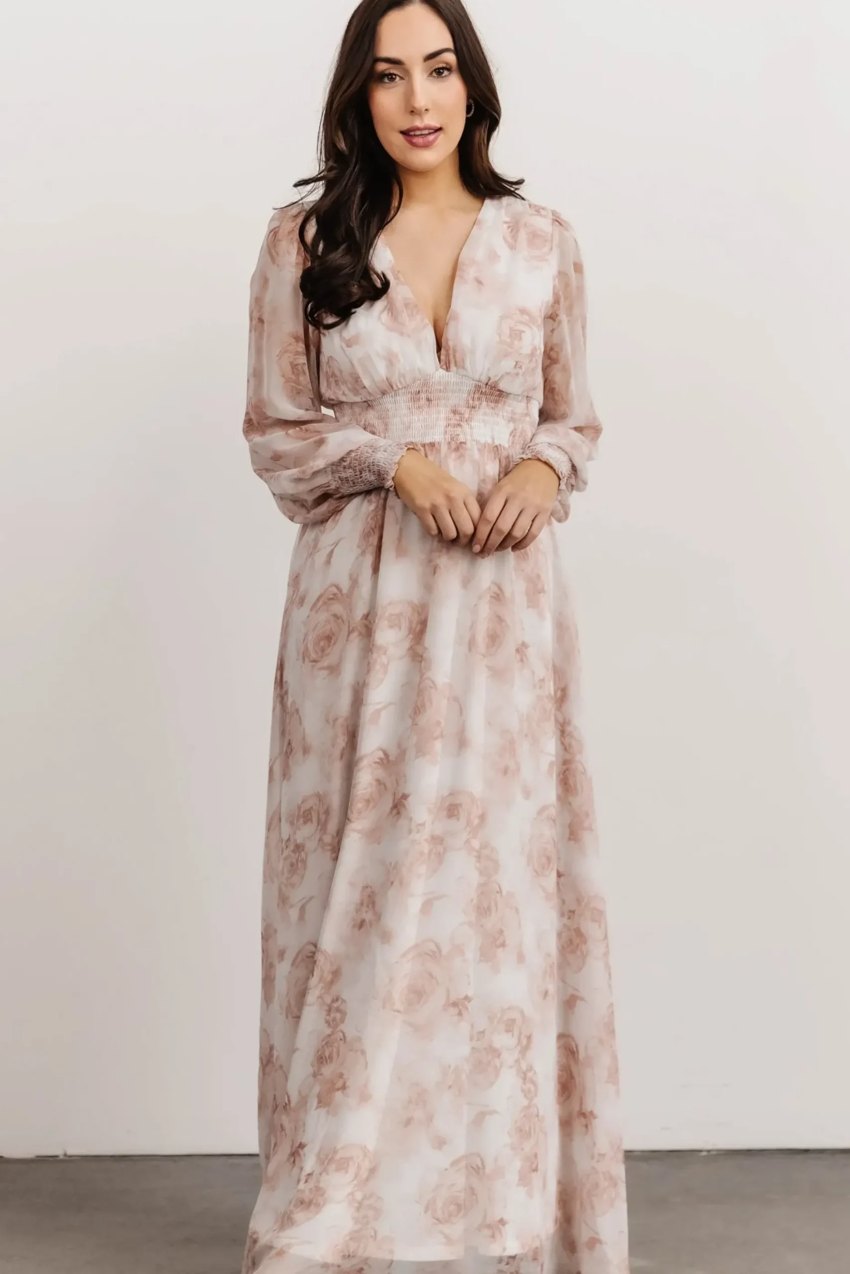 Baltic Born WEDDING SUITE|wedding guest|Olivia Maxi Dress | Pink Floral