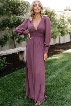 Baltic Born WEDDING SUITE|wedding guest|Olivia Maxi Dress | Vintage Plum