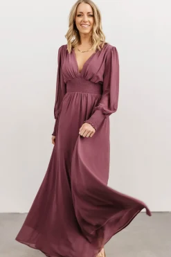 Baltic Born WEDDING SUITE|wedding guest|Olivia Maxi Dress | Vintage Plum