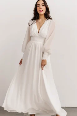 Baltic Born WEDDING SUITE|wedding guest|Olivia Maxi Dress | White