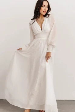 Baltic Born WEDDING SUITE|wedding guest|Olivia Maxi Dress | White