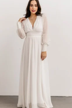 Baltic Born WEDDING SUITE|wedding guest|Olivia Maxi Dress | White