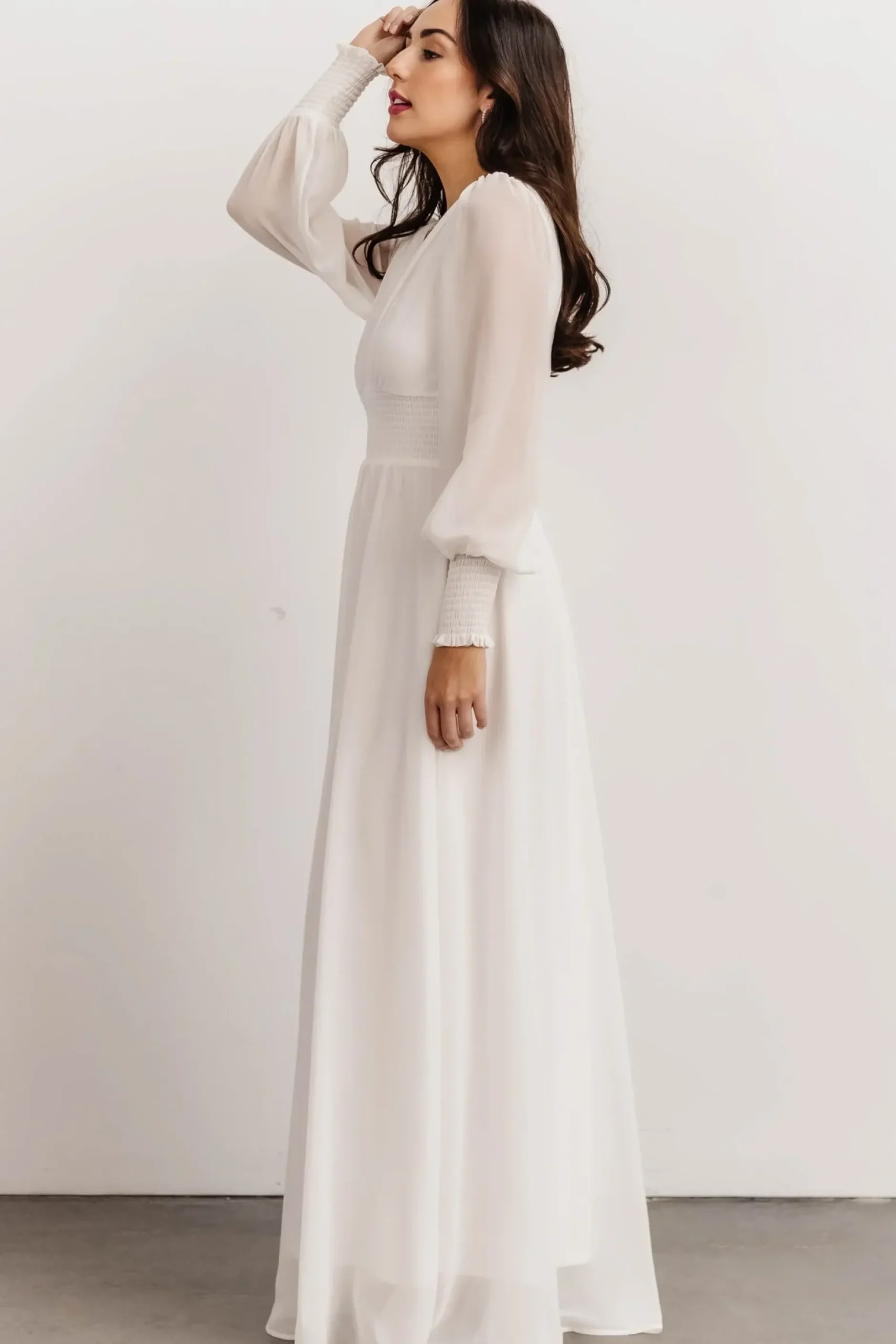 Baltic Born WEDDING SUITE|wedding guest|Olivia Maxi Dress | White