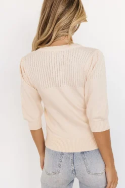 Baltic Born TOPS|blouses + shirts|Opal Knit Sweater | Cream