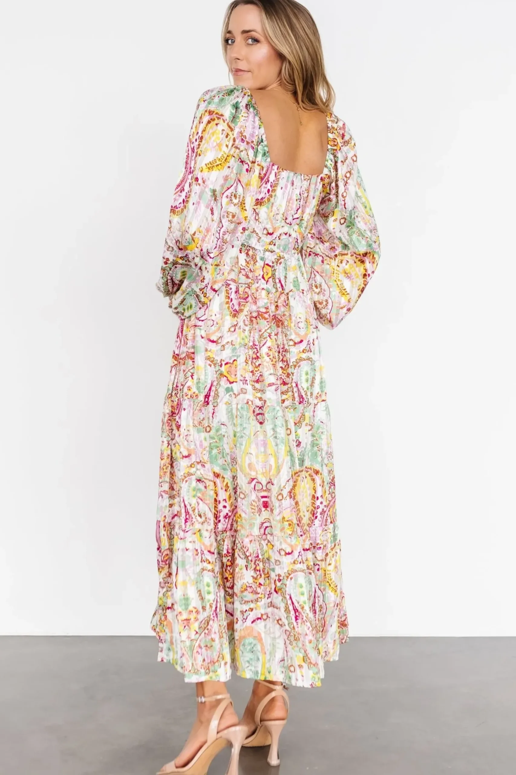 Baltic Born bump friendly|Ophelia Maxi Dress | Multi Print