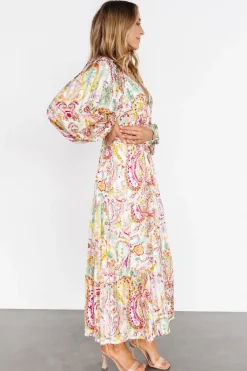 Baltic Born bump friendly|Ophelia Maxi Dress | Multi Print