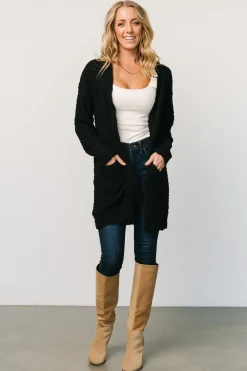 Baltic Born sweaters|cardigans|Oxford Pocket Cardigan | Black