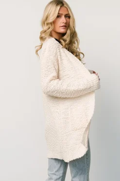 Baltic Born sweaters|cardigans|Oxford Pocket Cardigan | Cream