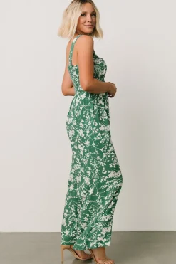 Baltic Born JUMPSUITS + ROMPERS|Palisades Tank Jumpsuit | Green Print