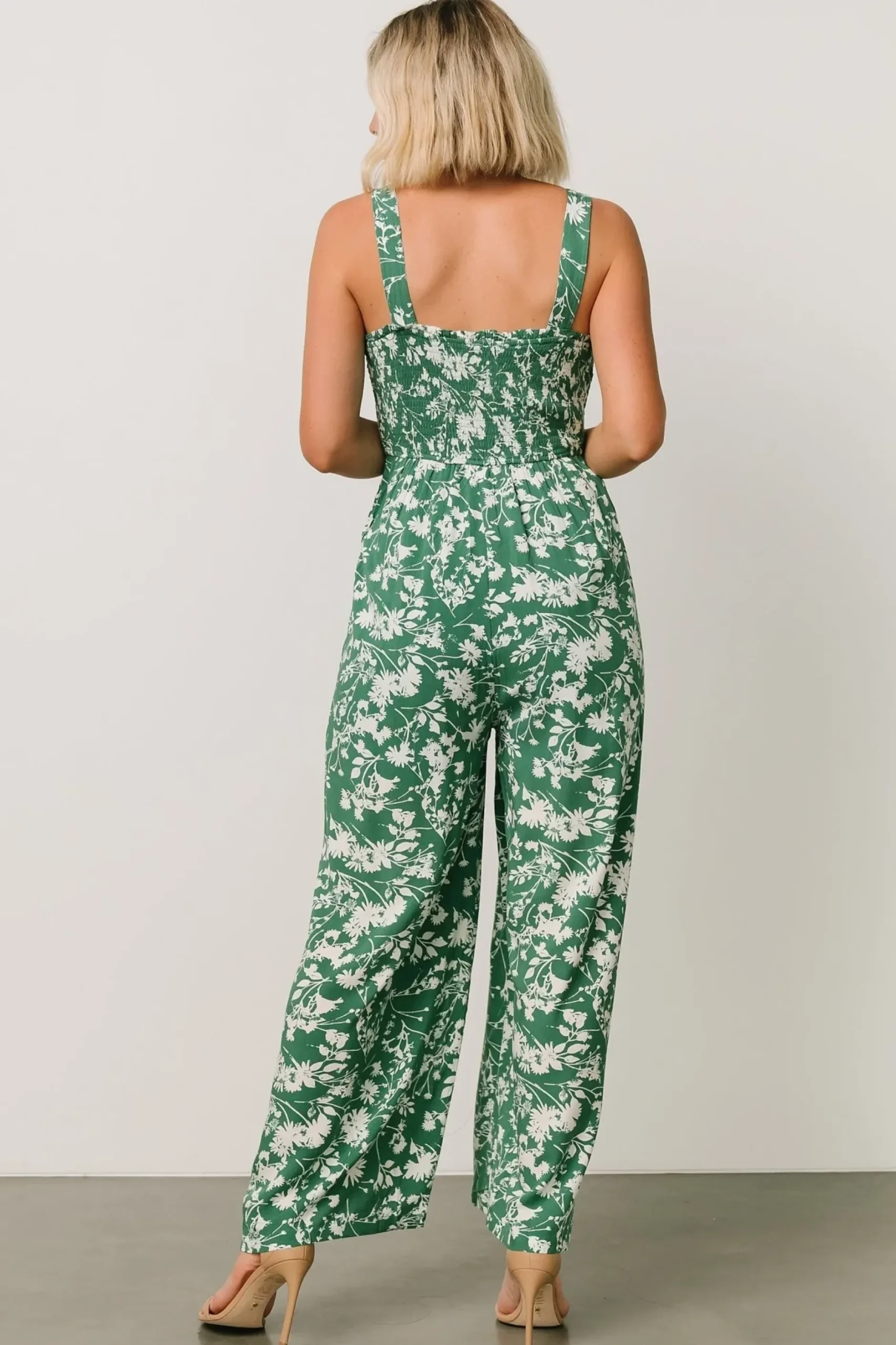 Baltic Born JUMPSUITS + ROMPERS|Palisades Tank Jumpsuit | Green Print