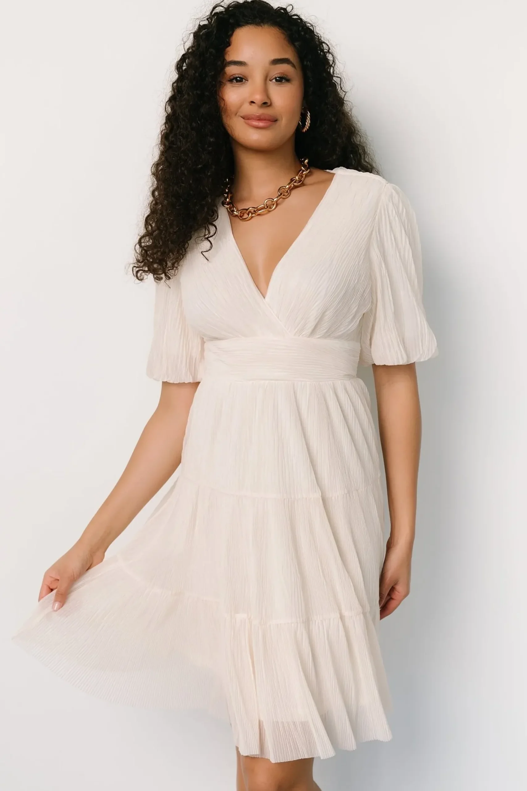 Baltic Born short dresses|Patrice Short Dress | Cream