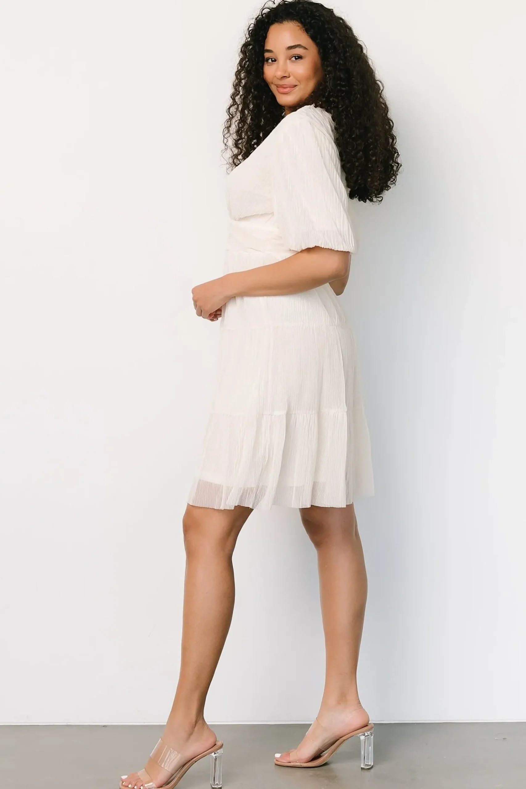 Baltic Born short dresses|Patrice Short Dress | Cream