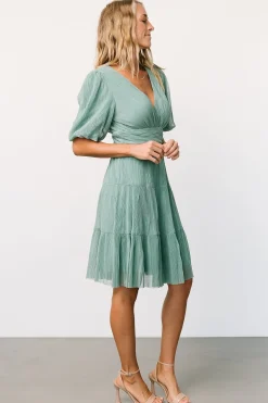 Baltic Born short dresses|Patrice Short Dress | Dusty Green