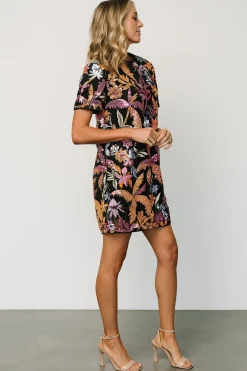 Baltic Born COMING SOON|Patricia Sequin Short Dress | Black