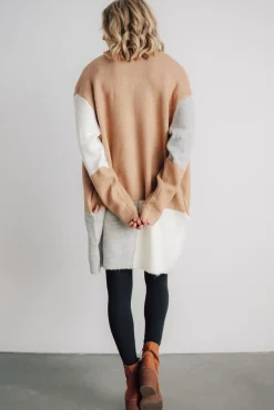 Baltic Born cardigans|Pierson Color Block Cardigan | Camel