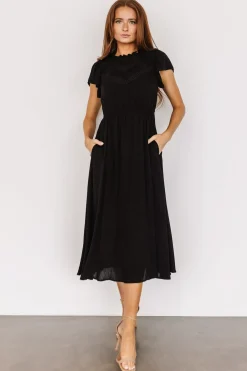 Baltic Born WINTER ESSENTIALS|Prestyn Midi Dress | Black