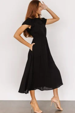 Baltic Born WINTER ESSENTIALS|Prestyn Midi Dress | Black